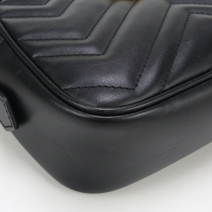 Gucci Mini Camera Bag GG Marmont 448065 Shoulder Bag Quilted Leather Women