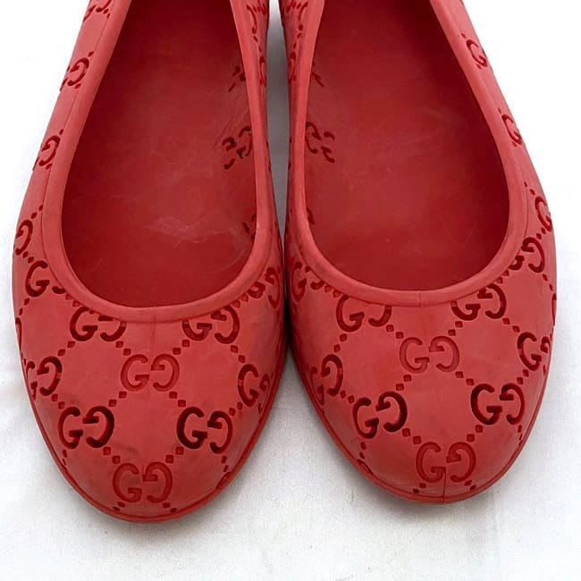 Gucci Shoes Red Orange Cima