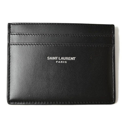 Saint Laurent Card Case Business Holder YSL Logo Studs