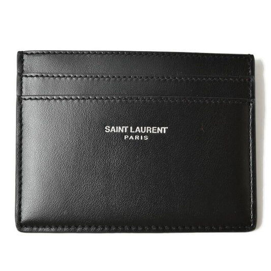 Saint Laurent Card Case Business Holder YSL Logo Studs