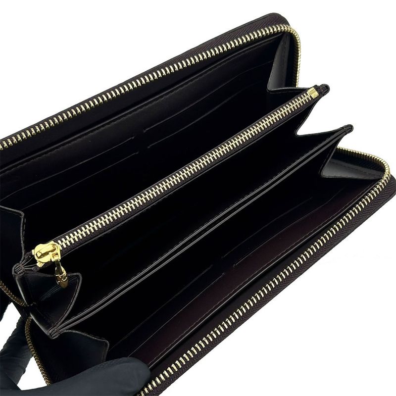 Louis Vuitton Round Zipper Long Wallet Zippy Wallet M93522 Monogram・vernis