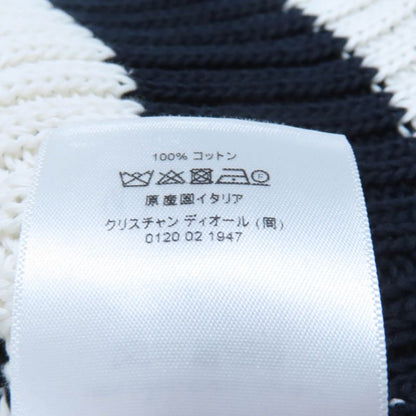 Christian DIOR 25SS 524s13a7025 100% Cotton Striped Sailor Collar Long Sleeve