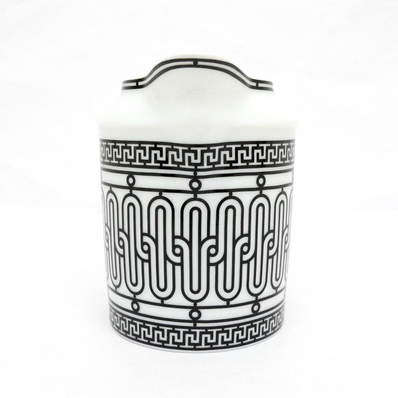 Hermes Creamer H DECO White Black Ceramic Tableware Accessories Others