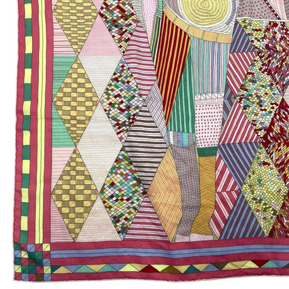 Hermes Carre Geant 140 Large Shawl Patchwork Horse Cashmere — view 4