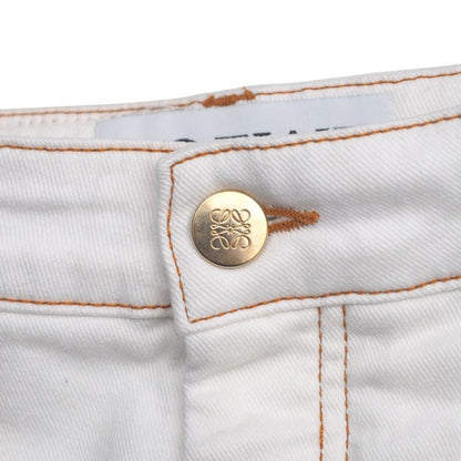 Loewe Denim Pants Size 32 White Denim Jeans Made In Italy 20250328 Ra3884