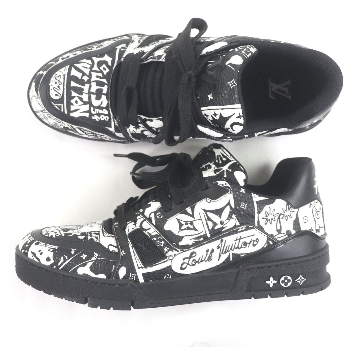 Louis Vuitton 2022 Trainer Line Comic Pattern — view 4