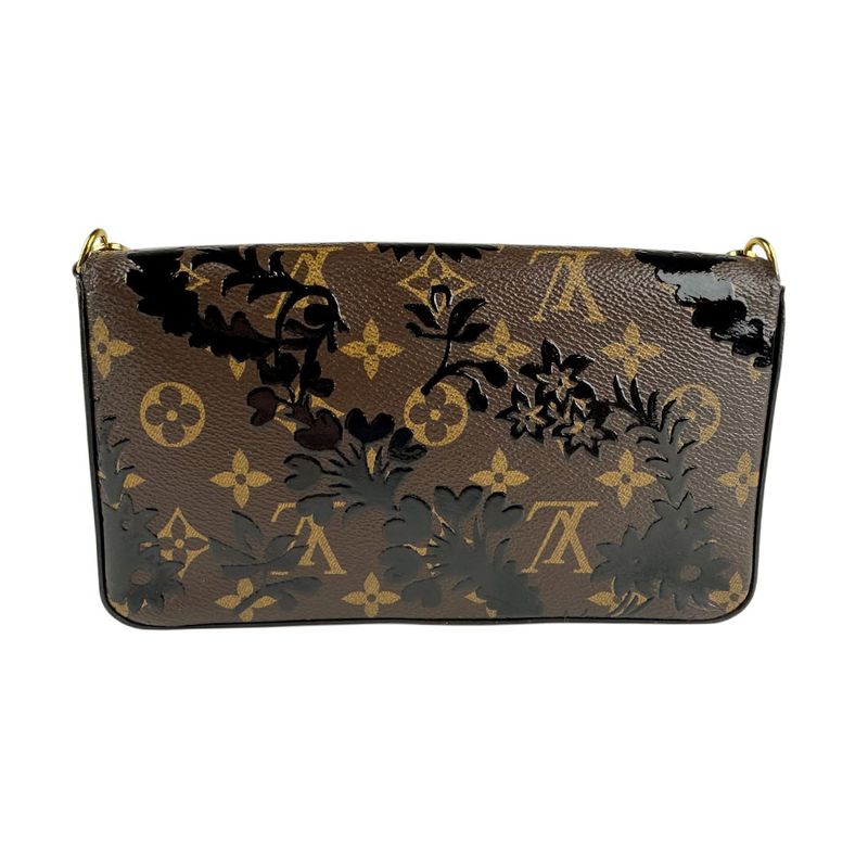 Louis Vuitton Chain Wallet Crossbody Shoulder Bag Monogram Pochette Felicie
