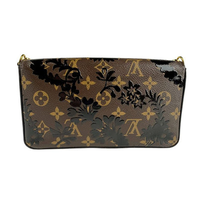 Louis Vuitton Chain Wallet Crossbody Shoulder Bag Monogram Pochette Felicie