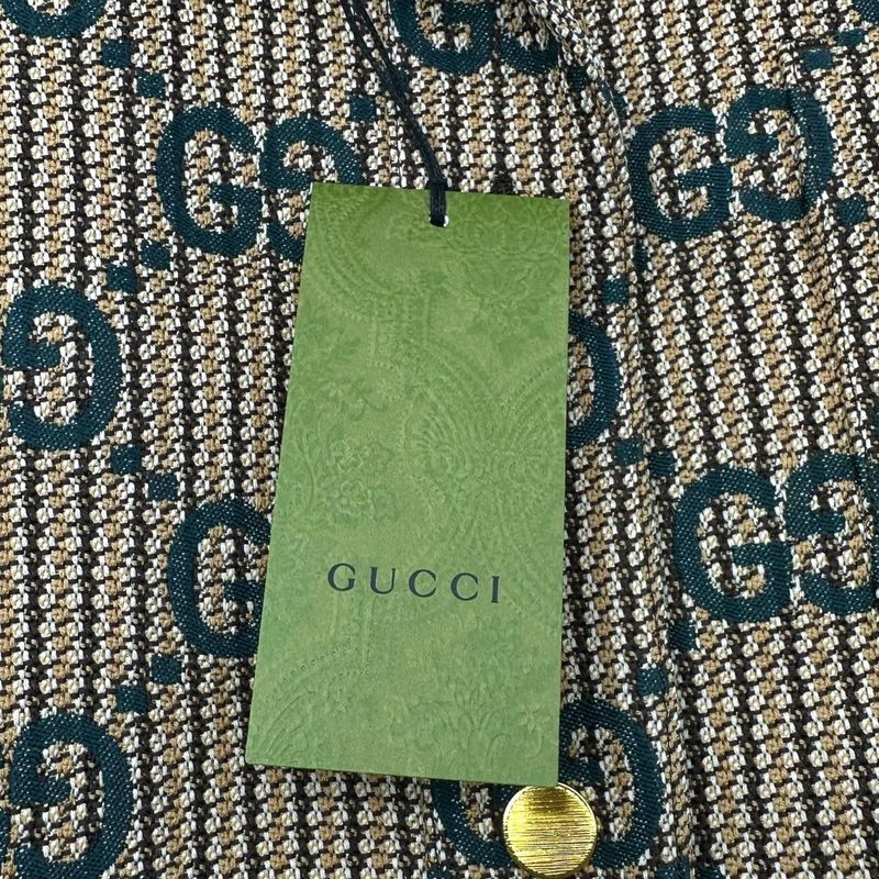 Gucci Cruise 2024 25 Collection GG Logo Wool Bomber Jacket GG Logo Wool Bomber