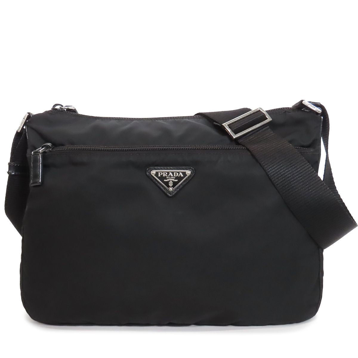 Prada Vela Shoulder Bag Nero Black Nylon