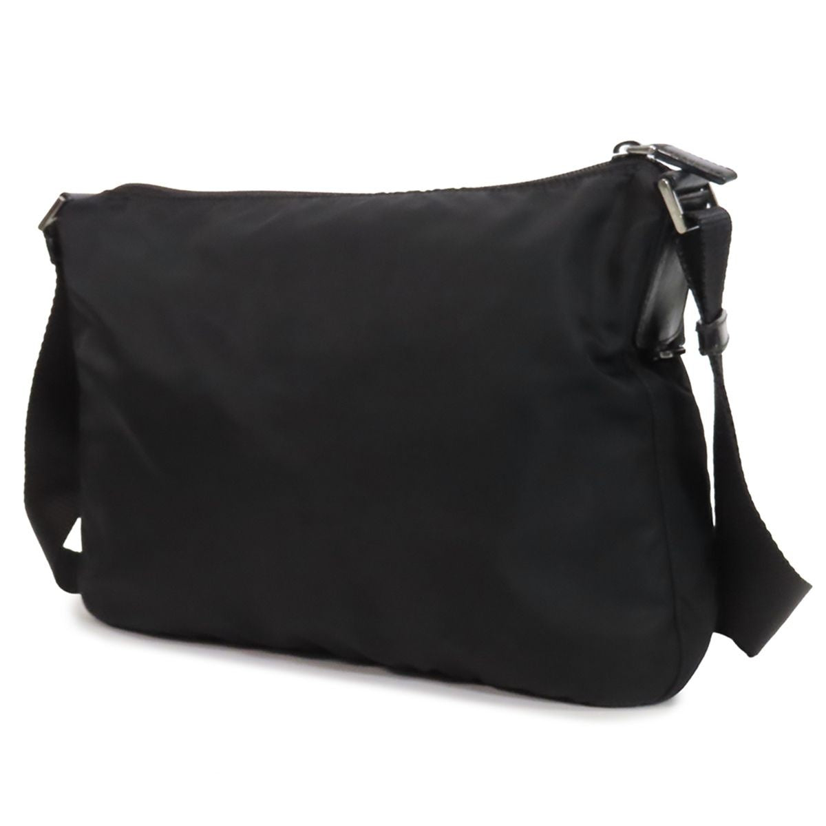 Prada Vela Shoulder Bag Nero Black Nylon — view 2