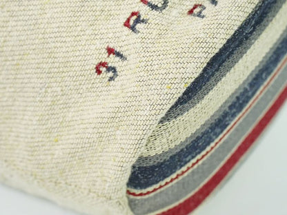 Authentic Chanel Deauville Coco Mark Chain Drawstring Shoulder Bag Pochette