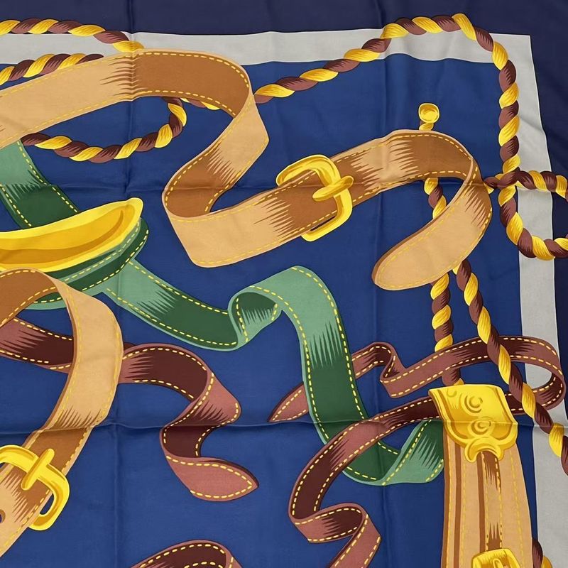 Celine Scarf Silk Chain Harness Multicolor