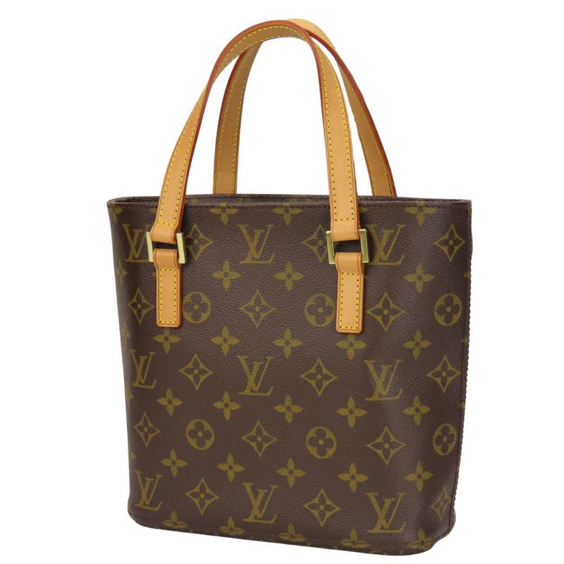 Louis Vuitton Handbag Vavin PM M51172 Monogram Nubuck Brown Gold Hardware