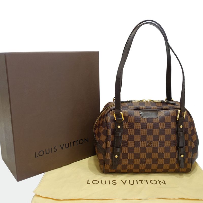Louis Vuitton Livitton PM N41157 Handbag Damier Nube Canvas Ladies