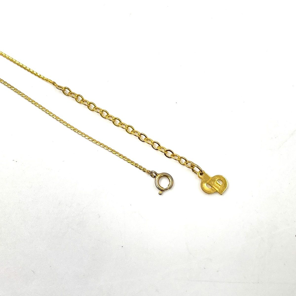Dior Cdlogo Gold Plated Necklace — view 6