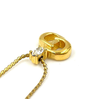 Dior Cdlogo Gold Plated Necklace — view 7