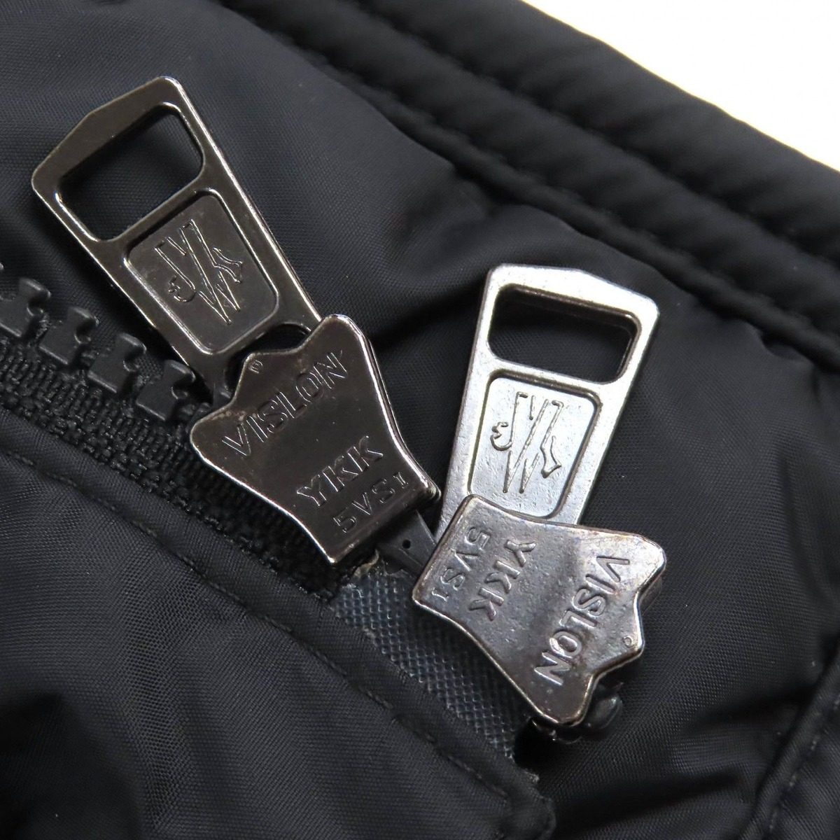 Moncler Ryan Leather Logo Patch Wool Contrast Hooded Down Jacket Black 3 — view 5