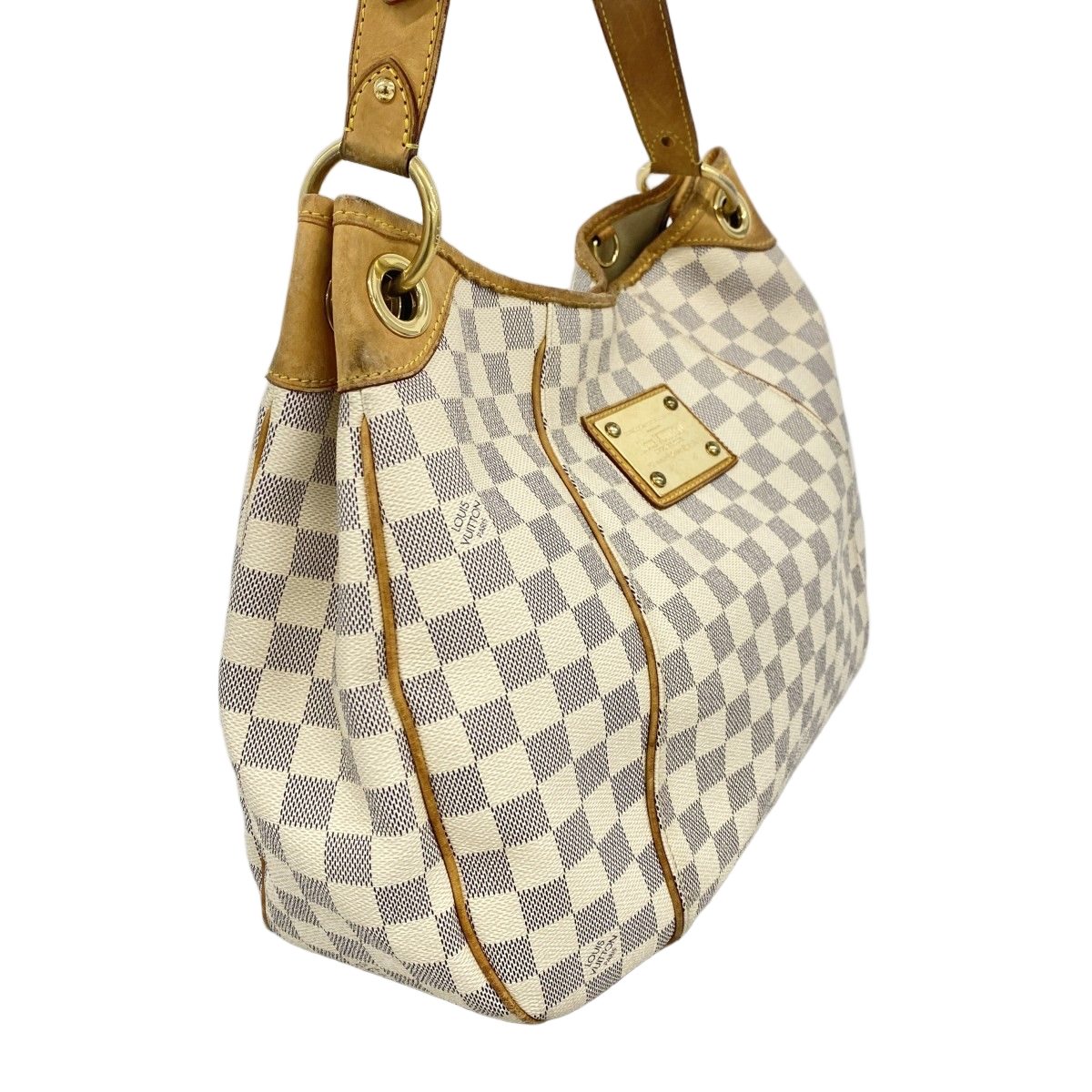 Louis Vuitton Shoulder Bag Damier Azur Galleria PM White — view 2