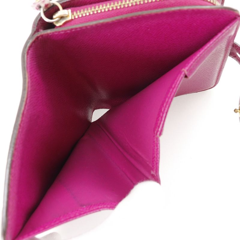 Louis Vuitton Compact Zip Monogram-perfo M95188 Monogram Canvas Fuchsia