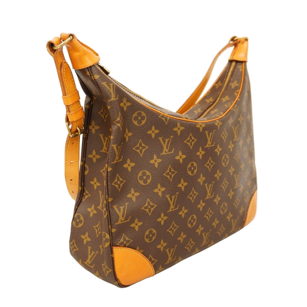 Louis Vuitton Shoulder Bag Monogram Boulogne 35 Brown — view 2