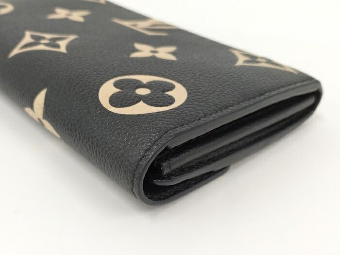 Louis Vuitton Portefeuille Sarah Long Fold Wallet Monogram Empreinte M80496