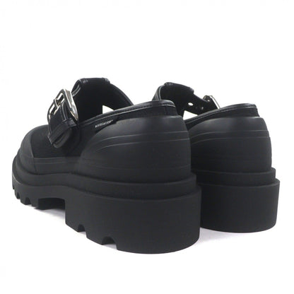 Bottega Veneta Trek Meri Jane Canvas Leather Shoes Loafers Black 42 — view 4