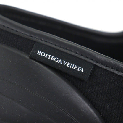 Bottega Veneta Trek Meri Jane Canvas Leather Shoes Loafers Black 42 — view 8