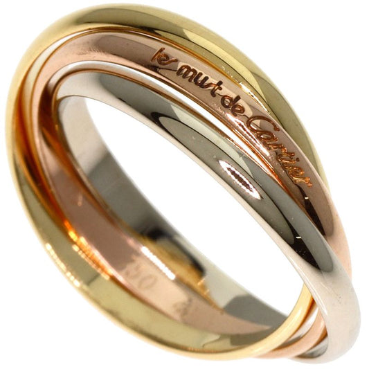 Cartier Trinity XS #49 Ring 18K Yellow Gold 18K Pink Gold 18K White Gold Ladies