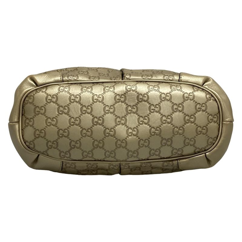 Gucci Handbag Sookie/shima Line 247902 Gold Leather