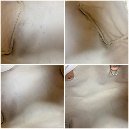 Louis Vuitton Damier Azure Speedy 35 Handbag Mini Boston Bag White Beige