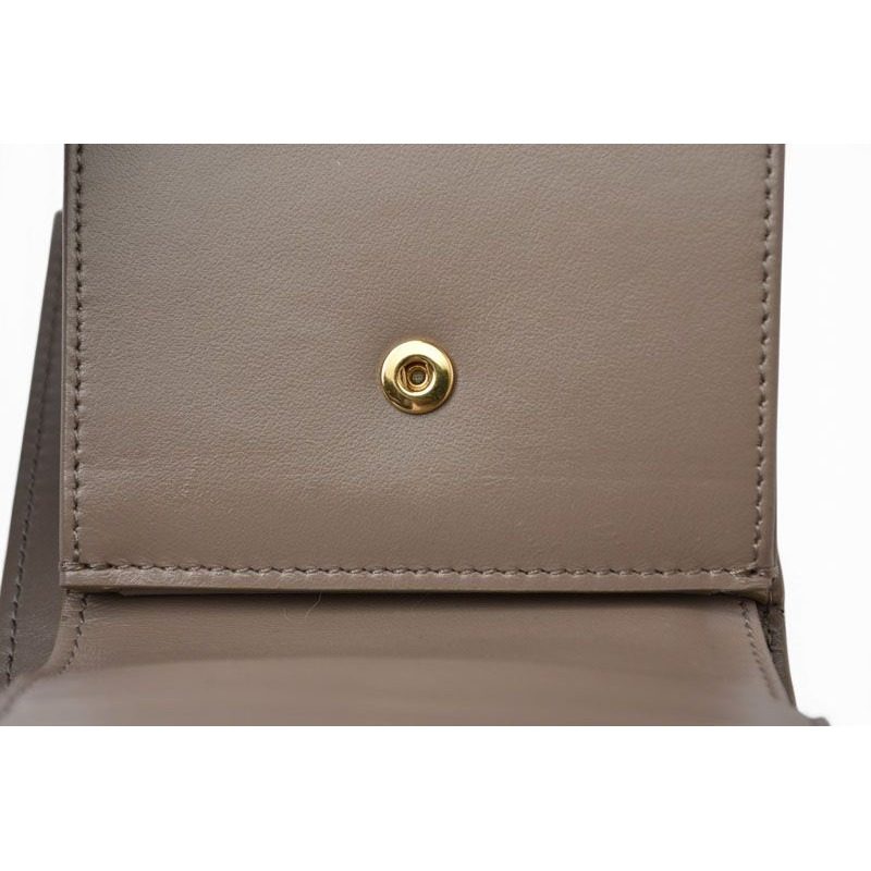 Celine Wallet Bifold Mini Strap Bicolor Gray Blue — view 16