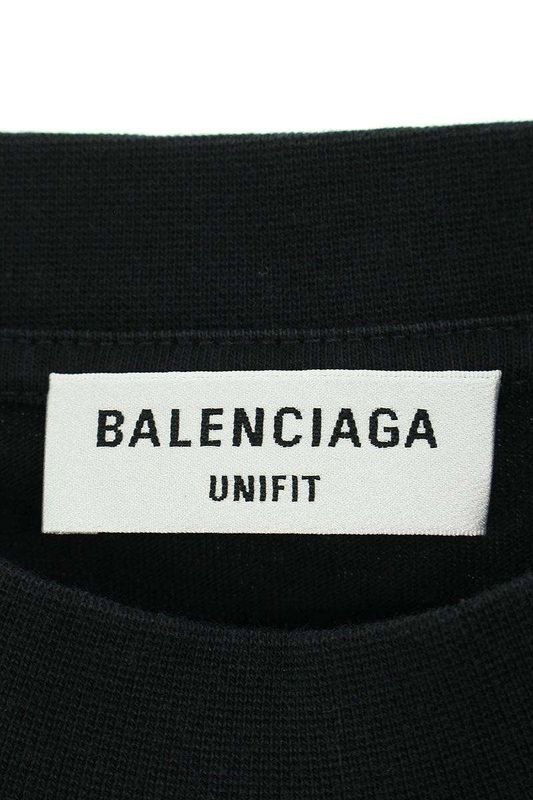 Balenciaga 22SS 670943 Tlvg7 Vintage Finish Character Print T-shirt Men's S