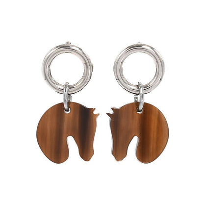 Hermes Earrings Tattasol Silver
