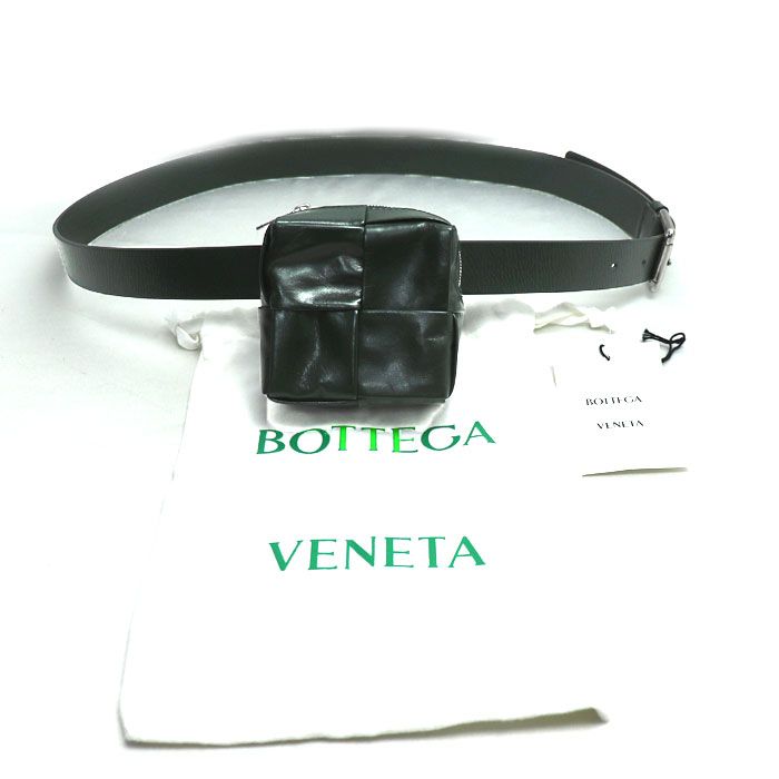 Bottega Veneta Bottega Veneta Intrecciato Leather Belt Bag Waist Bag Dark Green