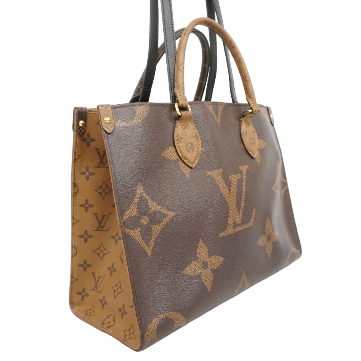 Louis Vuitton Tote Monogram Giant Reverse On The Go Brown 2-Way — view 2