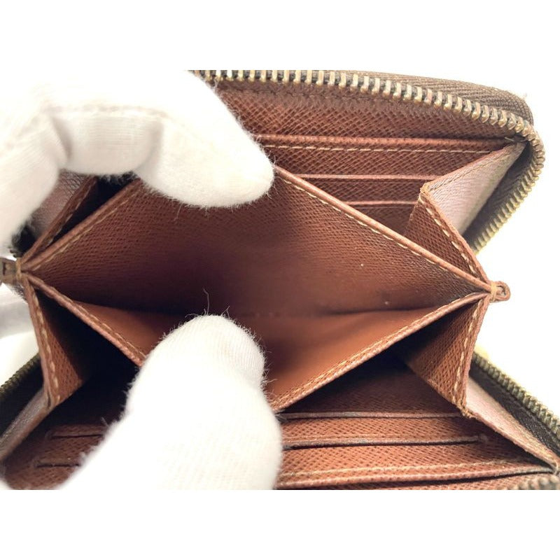 Louis Vuitton Monogram Zippy Coin Purse Wallet Round Zip Compact — view 11