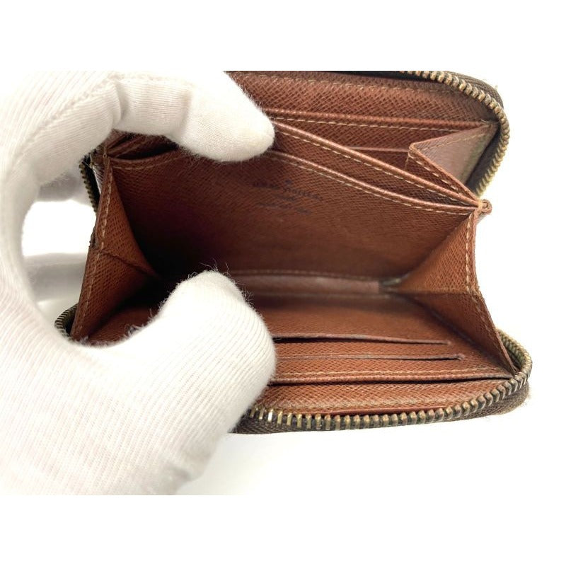 Louis Vuitton Monogram Zippy Coin Purse Wallet Round Zip Compact — view 12
