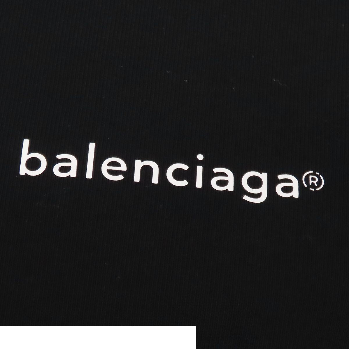 Balenciaga Sweatpants Black Cotton Logo Fleece Lining Pants — view 3