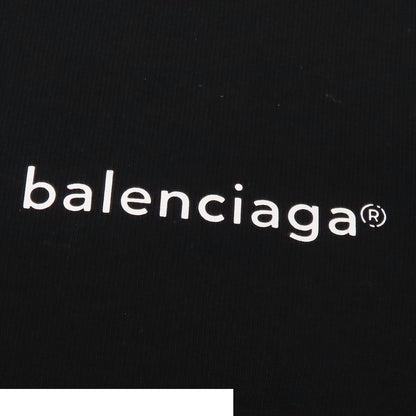 Balenciaga Sweatpants Black Cotton Logo Fleece Lining Pants — view 3