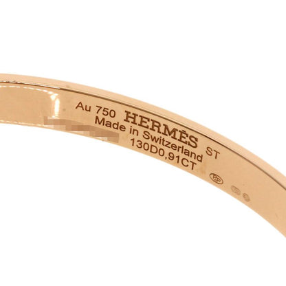 Hermes Collier De Cyan Diamond ST Bracelet 18K Pink Gold Ladies