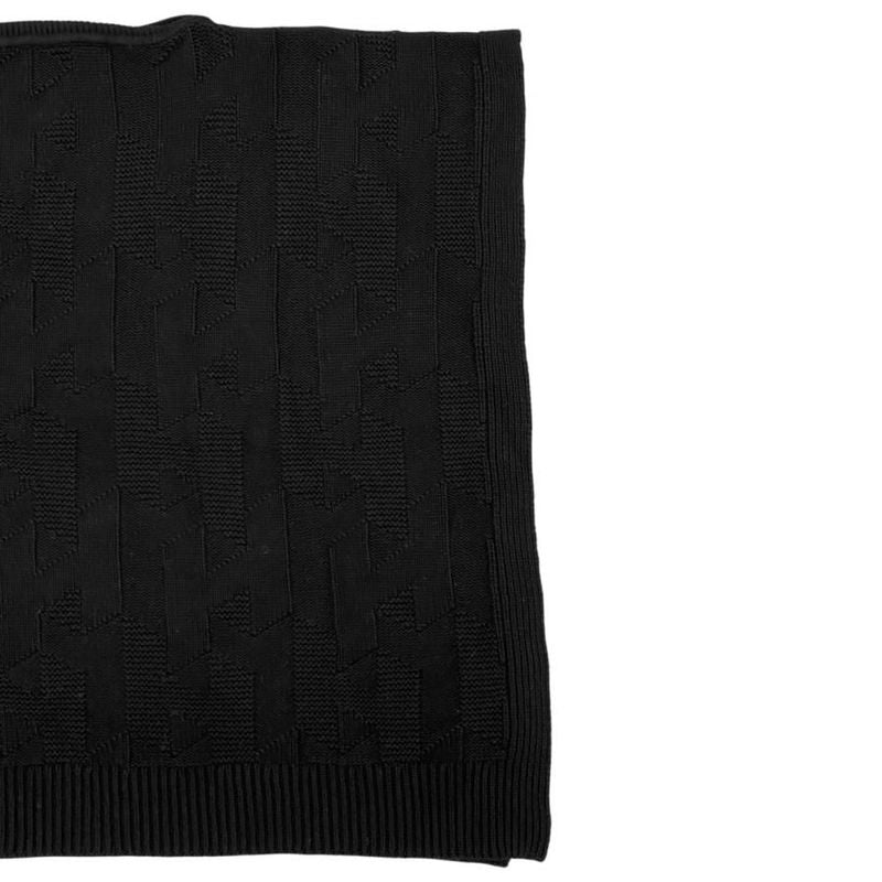 Hermes Poncho Rectangle H4h2904d30234 Size 34 Cape Style H Motif Wool Black