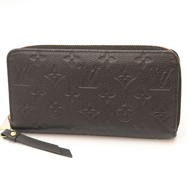 Louis Vuitton Monogram Black Zippy Wallet Long
