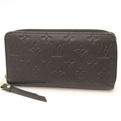 Louis Vuitton Monogram Black Zippy Wallet Long