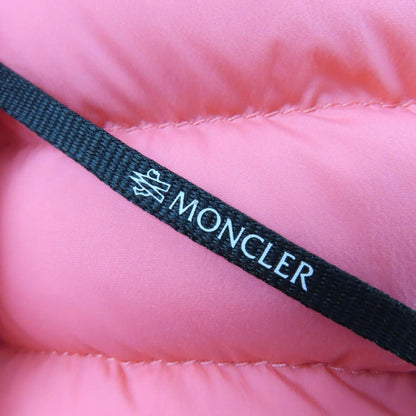 Moncler Aliterse Logo Patch with Hood Zip UP Down Vest Coral 3 — view 8
