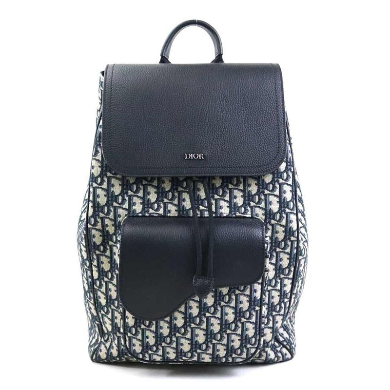 Christian Dior Backpack Oblique Saddle