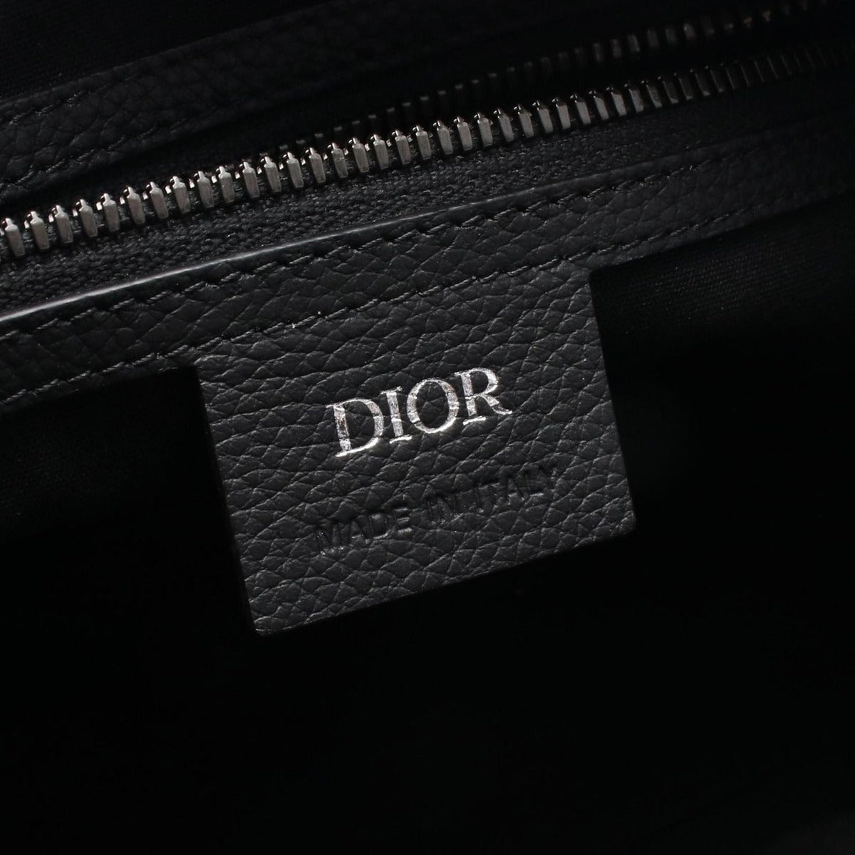 Dior Handbag Weekender 25 Maxi Oblique Black Canvas Leather — view 4