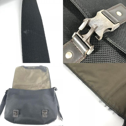 Louis Vuitton Shoulder Bag Roux M93079 Damier Geant Canvas Black