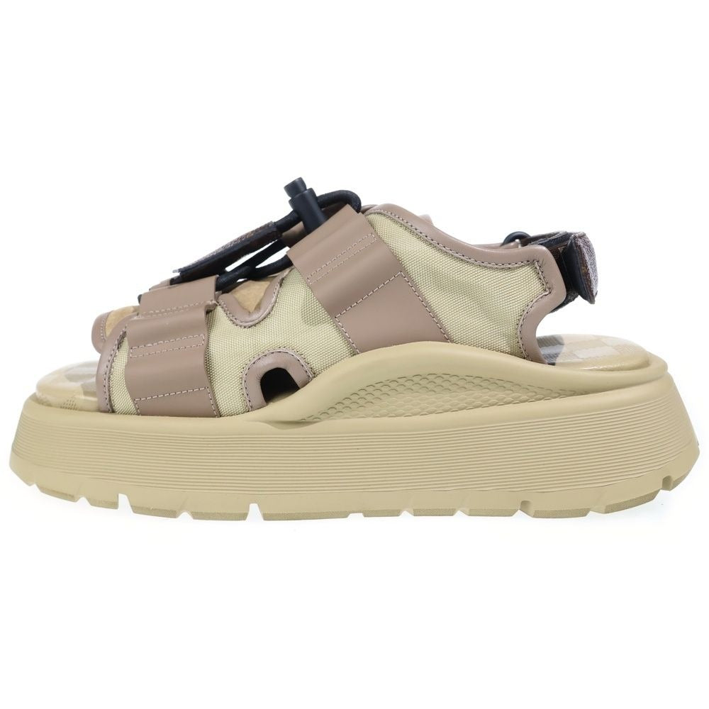 Louis Vuitton Monogram Canvas Suede Chameleon Sandals Khaki