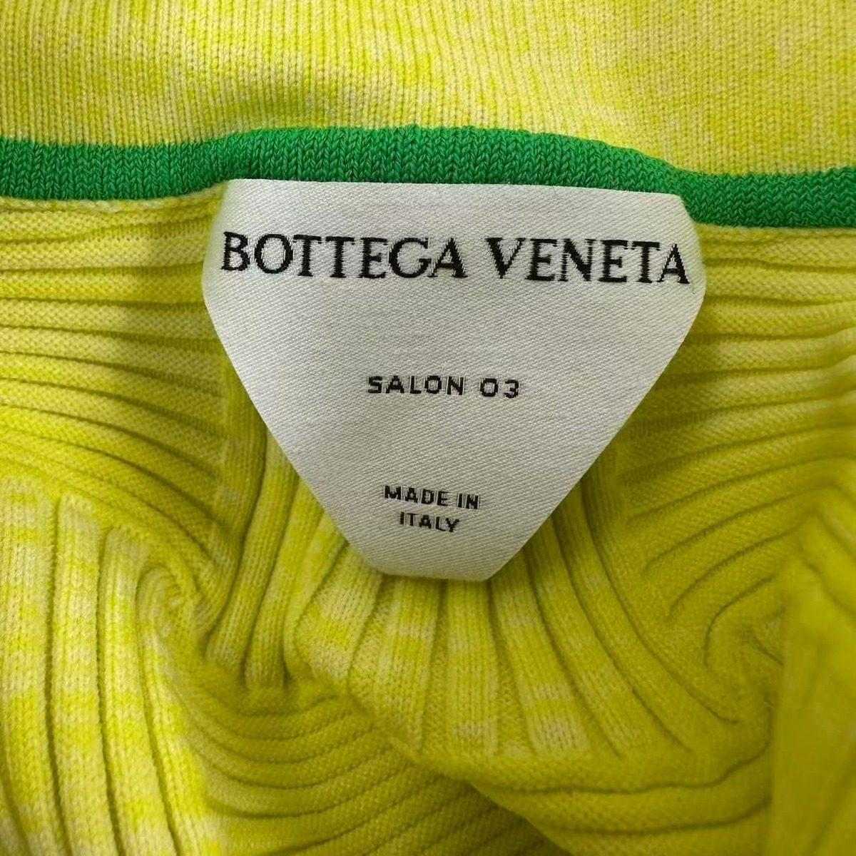 Bottega Veneta Dress Intrecciato Yellow — view 4